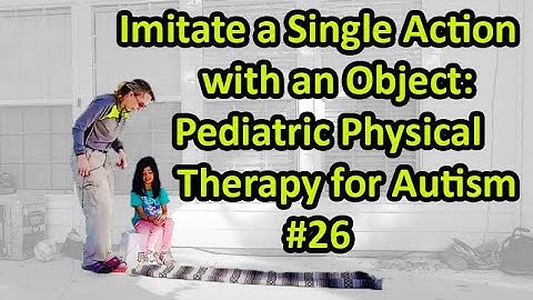 #26 Imitate a Single Action with an Object: Pediatric Physical Therapy for Autism
