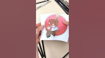 Amazing Paper Craft Trick with Anger by Inside Out 🔥#insideout #insideout2 #papercraft #trick #wow