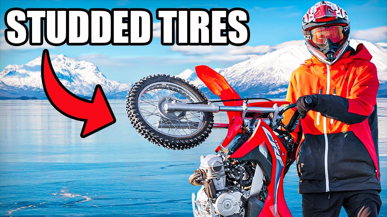 Pit Bikes on Thin Ice!