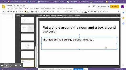 Creating Interactive Google Slides Documents for Students