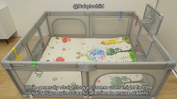 INFANS Baby Playpen Review That Reveals If It’s Really Safe and Spacious.