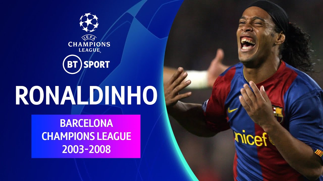 The best of Ronaldinho at Barcelona: UEFA Champions League 2003-08