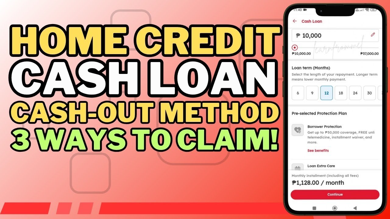 HOME CREDIT CASH LOAN WITHDRAWAL!  3 WAYS PARA MAILABAS ANG INUTANG NA PERA!