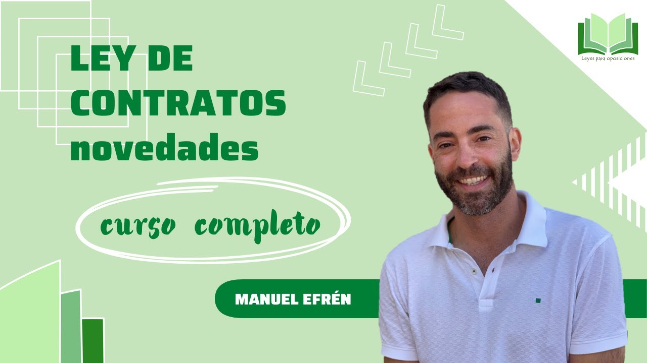 Novedades curso completo Ley de Contratos - YouTube