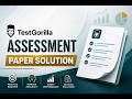 TestGorilla Assessment Paper Solution with Concept Analysis &amp; Smart Tricks #TestGorilla