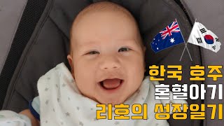 국제커플Amwf 한국 호주 혼혈아기 리호의 성장일기3개월차 Korean Australian Mixed-Blood Baby Leos Growth Diary