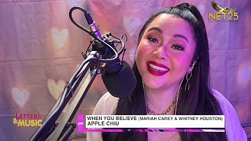 Apple Chiu - When You Believe I Mariah Carey & Whitney Houston I (NET25 Letters and Music Online)