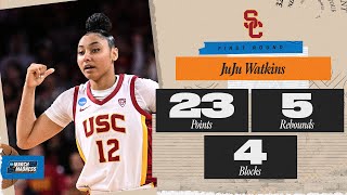 USC's JuJu Watkins drops 23 in NCAA tournament debut