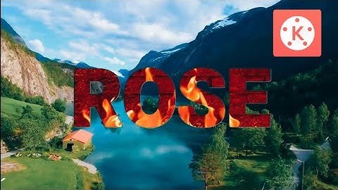 Tutorial Edit VIDEO INSIDE TEXT TRANSITION di Kinemaster