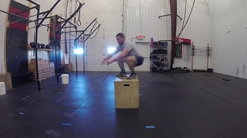 Burpee Box Jump Over: The Sprint Style // Variation 1