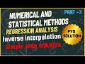 Curve Fitting and Regression Analysis | pyq solution | Numerical and Statistical Methods #sppu