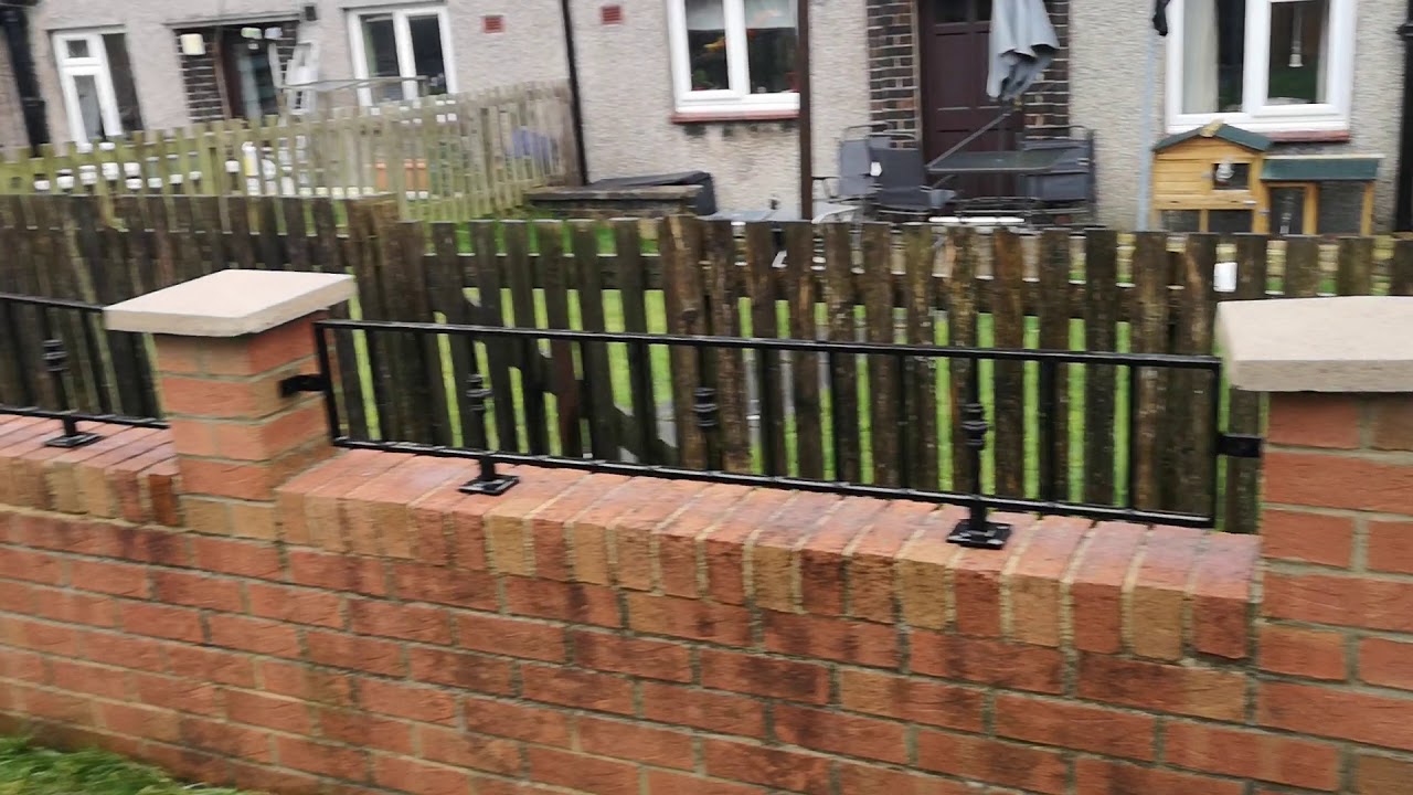 Pressure washing brick wall YouTube