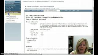 Printing Your Course from WIDS