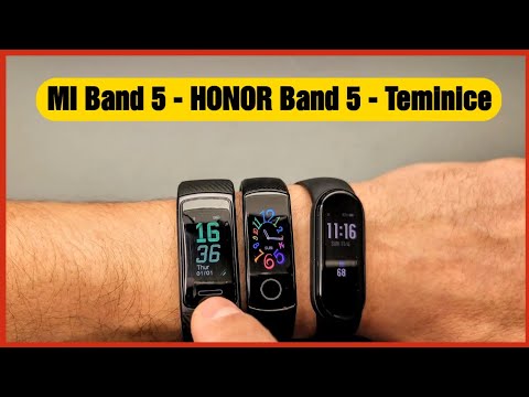 HONOR Band 5 VS XIAOMI MI Band 5 VS Teminice Smart Band Review 4K