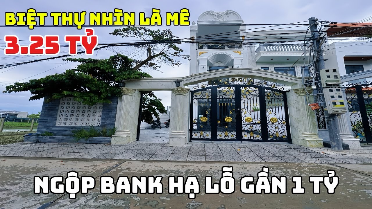 Biệt Thự Xây Dựng Tâm Huyết Ngộp Bank Bán Lỗ 1 Tỷ Nhìn Là Mê | Trường Sơn Bình Chánh