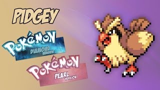 Pokemon Pixel Art - Pidgey (PKMN Diamond/Pearl) Pokemon Pixel Art - Pidgey (PKMN Diamond/Pearl)