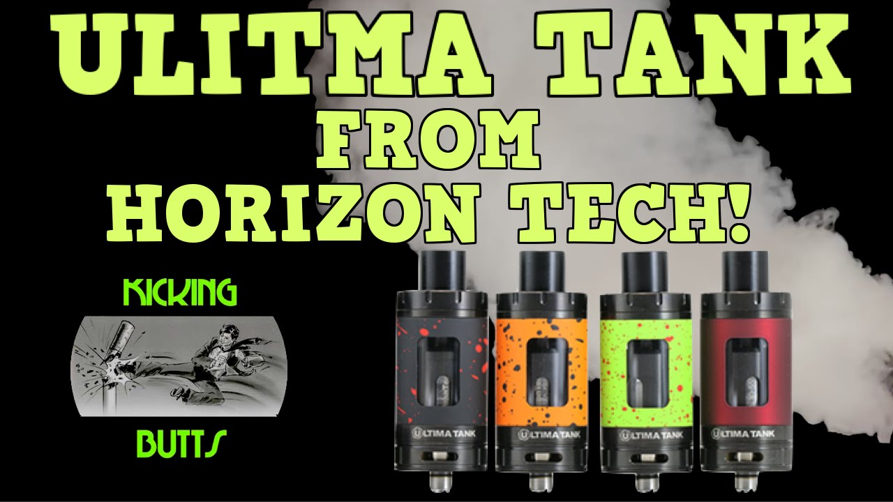 Ultima Tank From Horizon Tech! A New Spin (or angle) on Sub Ohm Coils!