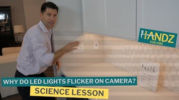 WHY DO MY LED LIGHTS FLICKER ON CAMERA?