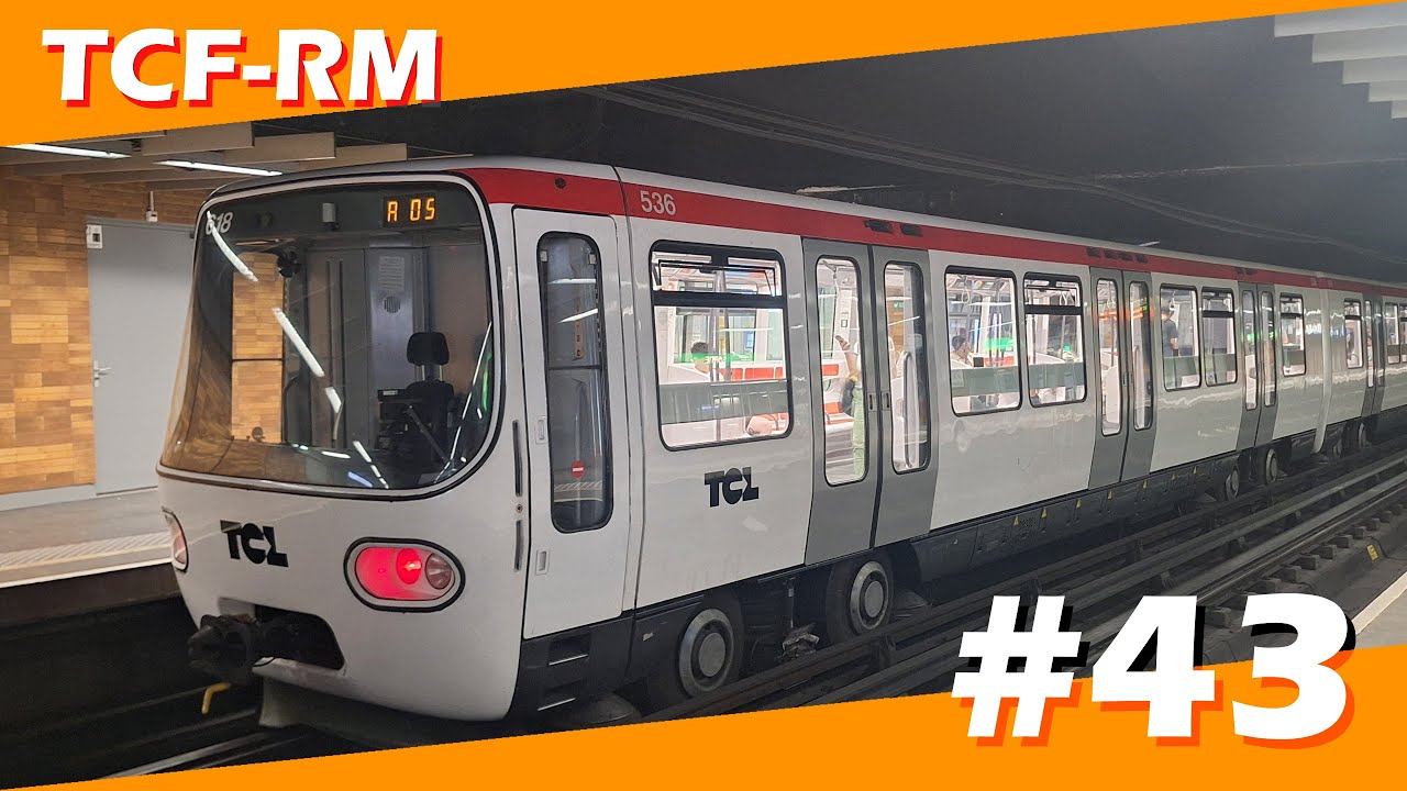 [ TCF-RM ] #43 - Un tour sur le Metro A de Lyon | TCL | SYTRAL Mobilités | Alsthom MPL75