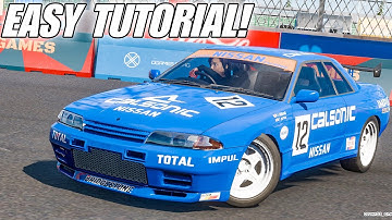 Nissan GTR R32 Calsonic Livery Tutorial | Car Parking Multiplayer 2