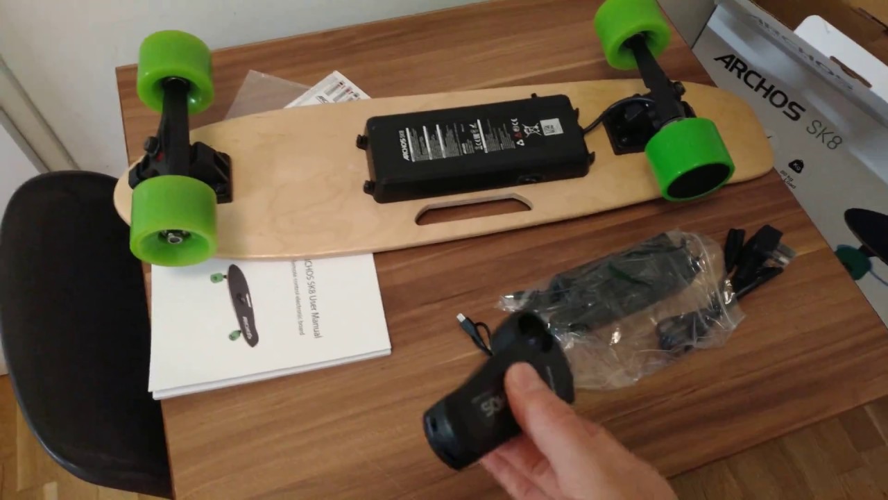 hier Convergeren geluid Coupling bluetooth Remote with your ELECTRIC LONGBOARD / ARCHOS SK8 -  YouTube