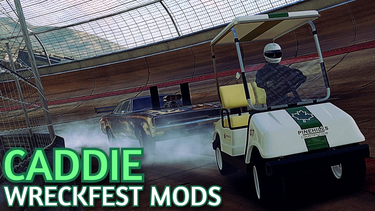 WRECKFEST MODS - CADDIE TESTING - YouTube