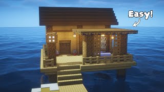 Minecraft: How to Build a Wooden House |  Tutorial