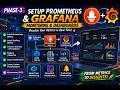 Visualize Metrics Like a Pro 🔥 Prometheus + Grafana Full Setup (K8s)