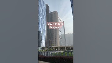Day-1 at IBM Bangalore #youtubeshorts #ibm #trending #dailyvlog #alonediaries