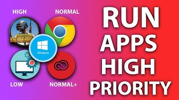How To Run Windows Programs at Higher Priority | Set Priority For Specific Program