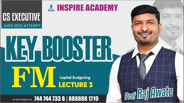 FM KYE | Capital budgeting lecture 3