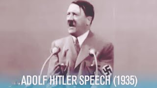 Adolf Hitler: Speech at Krupp Factory in Germany (1935) | British Pathé