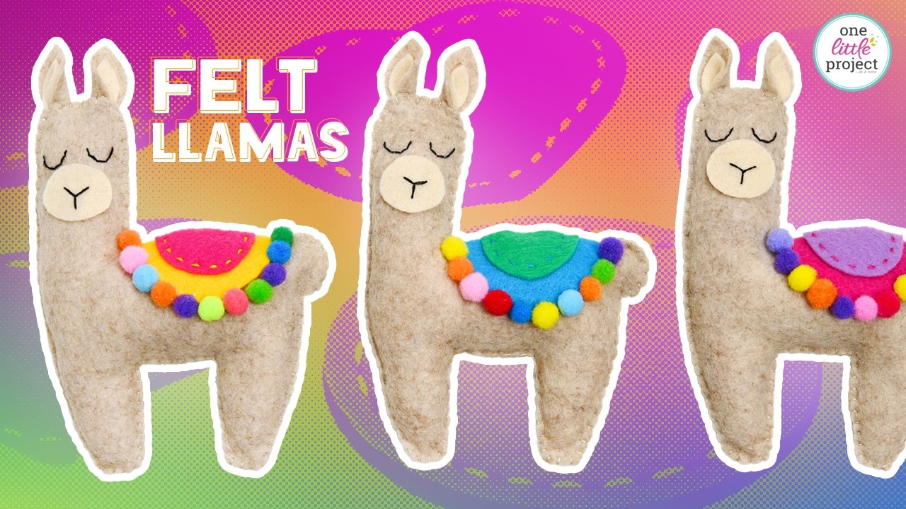 Felt Llama Pattern | Free Felt Llama Template - YouTube felt-llama-pattern-free-felt-llama-template-youtube