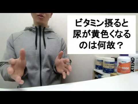 ビタミン摂ると【尿が黄色くなる】のは何故？