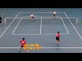 すごプレソフトテニス　全日本高校選抜2014　男子　準決勝　東北高校ー中京高校２　船水(颯)・大津ー立木・真野