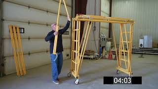 How Fast Can One Person Assemble a Tele-Tower®