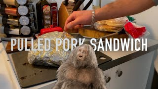A Sandwich Built For Bigfoot | Jack Daniels Pulled Pork & Coleslaw