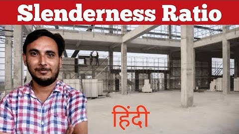 Slenderness Ratio of Column in Hindi || Slenderness Ratio Kya hota hai ||