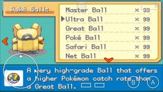 Pokemon Mega - GBA - Cheat Codes #emulator #cheatcodes screenshot 4