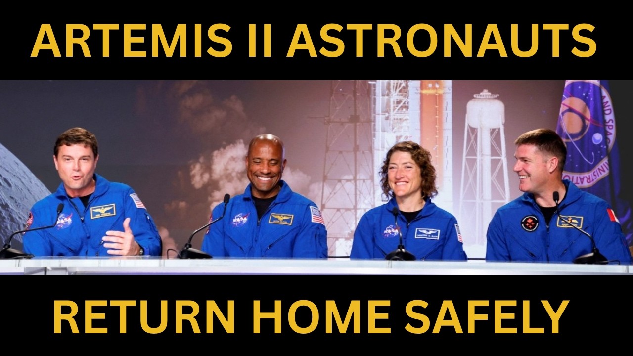 🔴Artemis II Astronauts LIVE Press Conference After Splash Down | NASA ...
