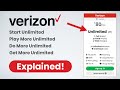 Verizon's New Unlimited Data Plans - Explained! (December, 2019)