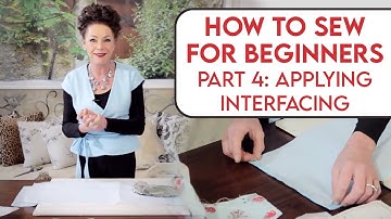 How to Sew For Beginners Part 4: Applying Interfacing