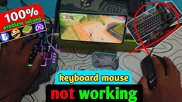 Keyboard And Mouse Not Working Problem Solved 🔥100%||  GG Mouse Pro