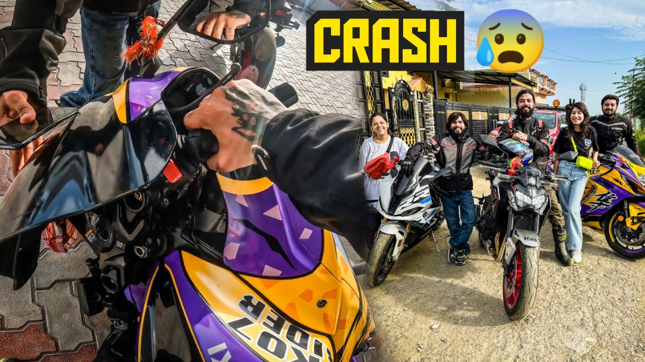 Ye Kya Hogaya Apni Superbike Hayabusa Ke Sath Ladakh Ride Pr Jaatey Huey 😰 Crash Ep2