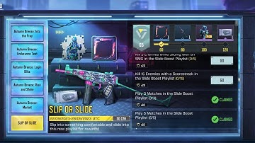 CODM How To Play 5 Matches in the Slide Boost Palylist MP Task Complete 💯✅.