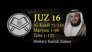 Murottal Juz 16 Syaikh Mishary Rashid Alafasy arab, latin, & terjemah