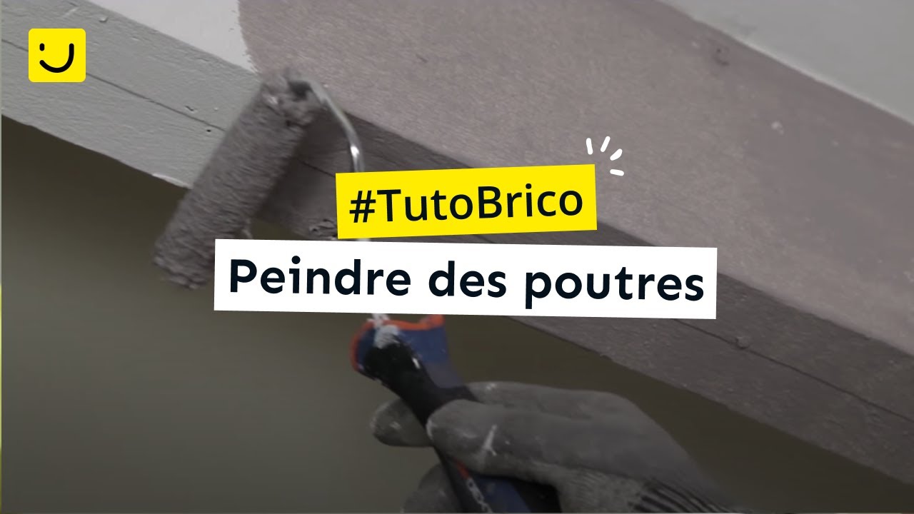 TUTO Peindre des poutres - YouTube
