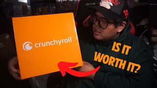 CRUNCHYROLL SENT ME AN ANNUAL SWAG BOX