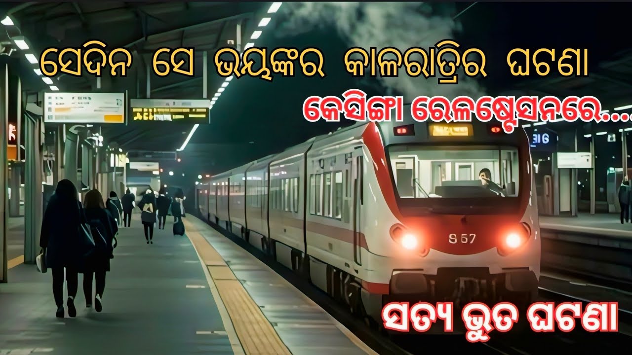 କେସିଙ୍ଗା ରେଳଷ୍ଟେସନରେ ଭୟଙ୍କର ଘଟଣା |👻| Sata Bhuta Ghatana | odia | odlla katha time @odiakathaTime 