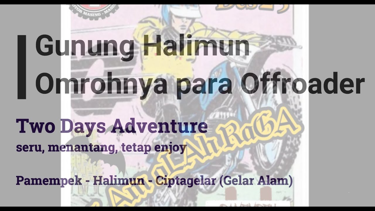 Two Days Adventure Trabas Gunung Halimun #halimun #pamempeuk # ...